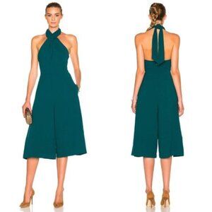 NICHOLAS Halter‎ Split Jumpsuit in Green Women Size 4